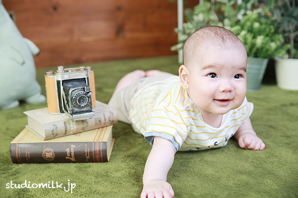 ハーフバースデー記念にスタジオ撮影！