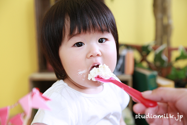 お誕生日にスマッシュケーキ撮影！