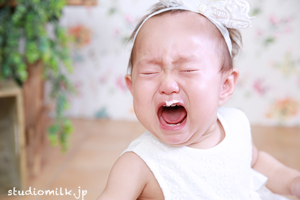 1歳お誕生日記念のスマッシュケーキフォト！