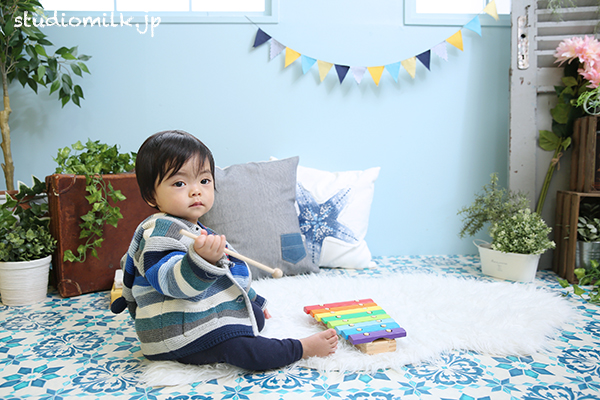 【朝フォト！】1歳お誕生日記念に！人見知りでも大丈夫！