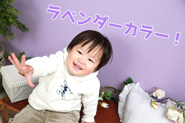 new背景のラベンダーカラー！